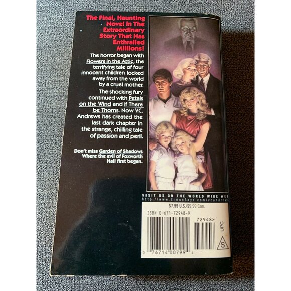 V.C. Andrews "Seeds Of Yesterday" Paperback Novel - Picture 2 of 5